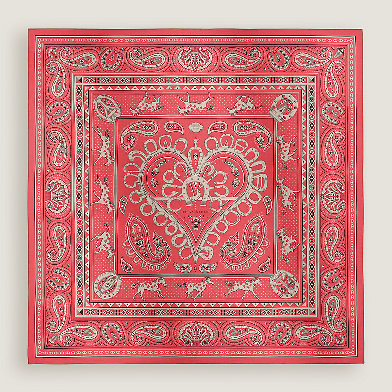 Hermes☆Chale 140 Festival des Amazones Bandanara_ パリ発 Festival des Amazones Bandana shawl 140 | Hermès Hong Kong SAR